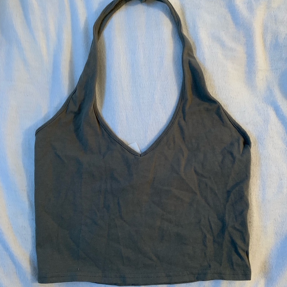 Express halter crop top